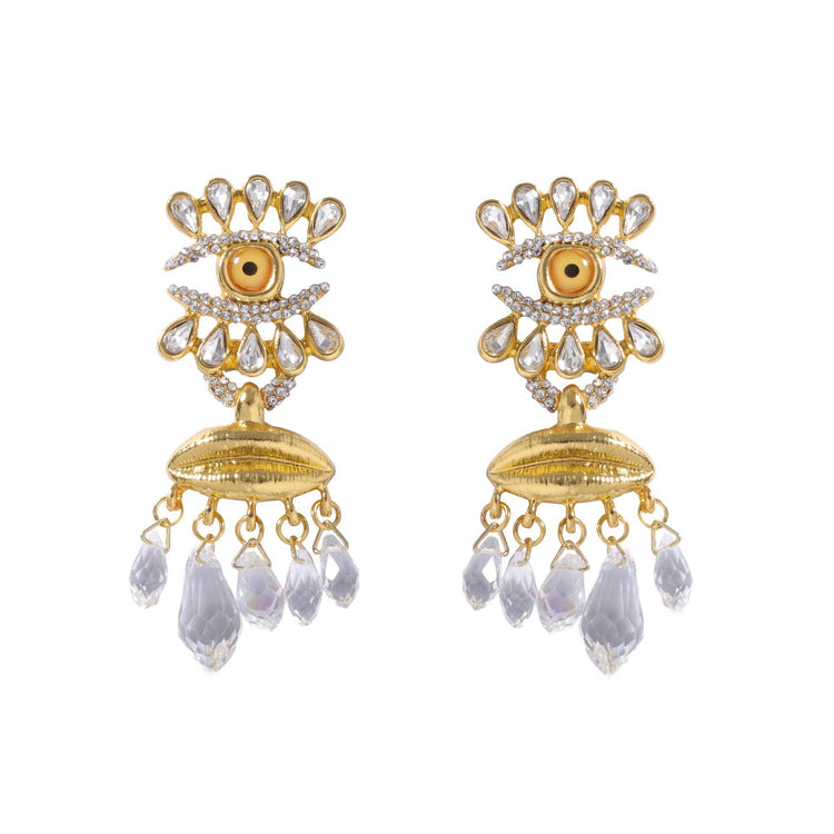 vintage punk tassel earrings