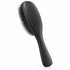 Black Knotty Brush detangling hair brush, back view on a white background