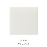 Clear sticky notes