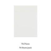 Clear sticky notes