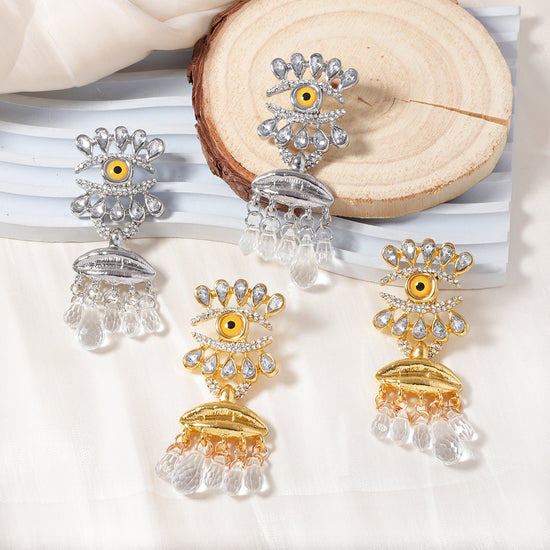vintage punk tassel earrings