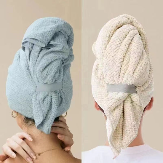 Deluxe Microfiber Hair Towel-Microfiber Hair Drying Towel